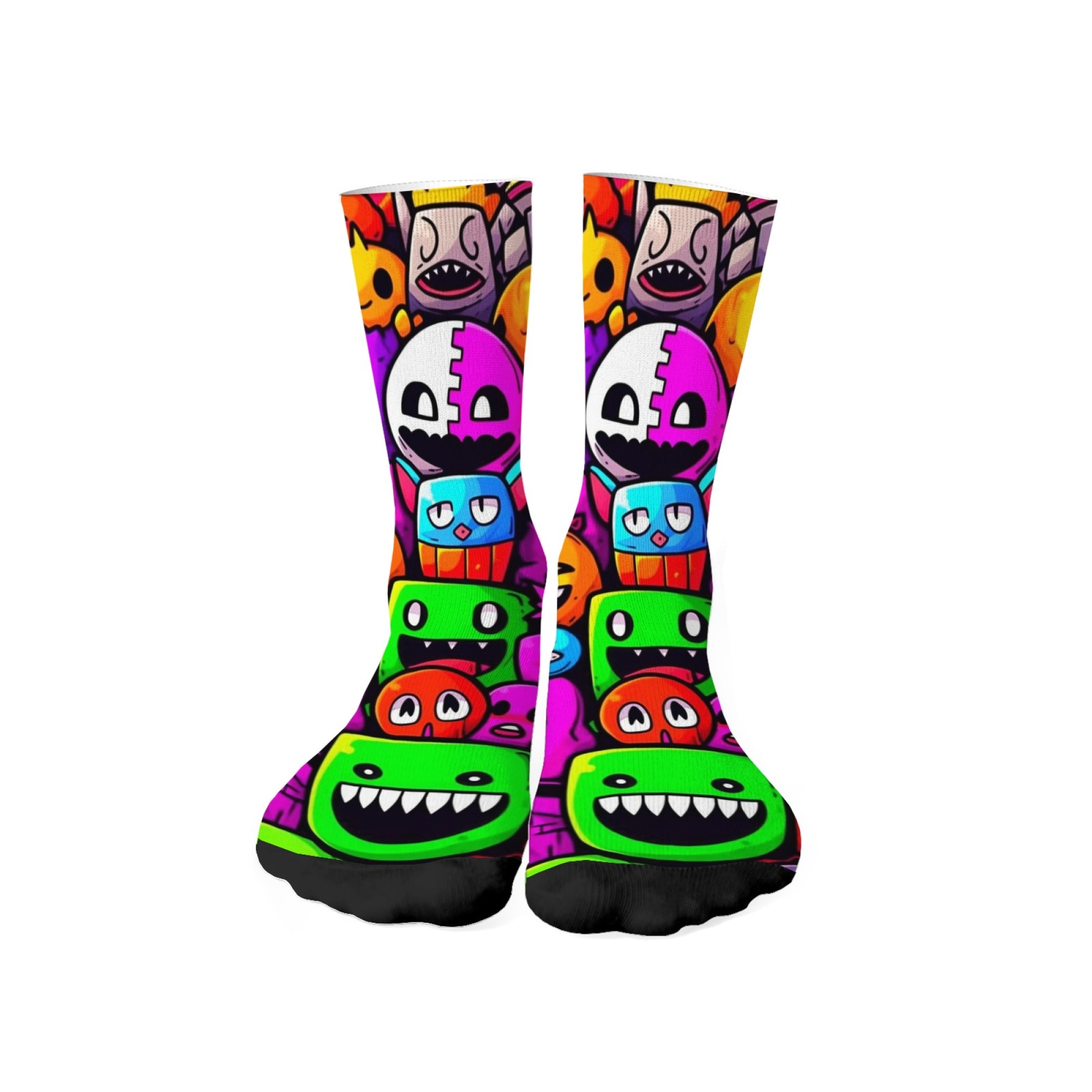 Street Fashion Style Youtube - Nieuwe en leuke herensokken met monsterprint
