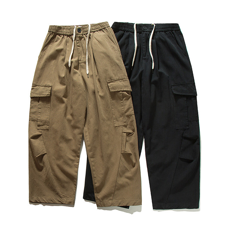 Cargo Pant Wide - Mannen streetwear mode vintage losse casual