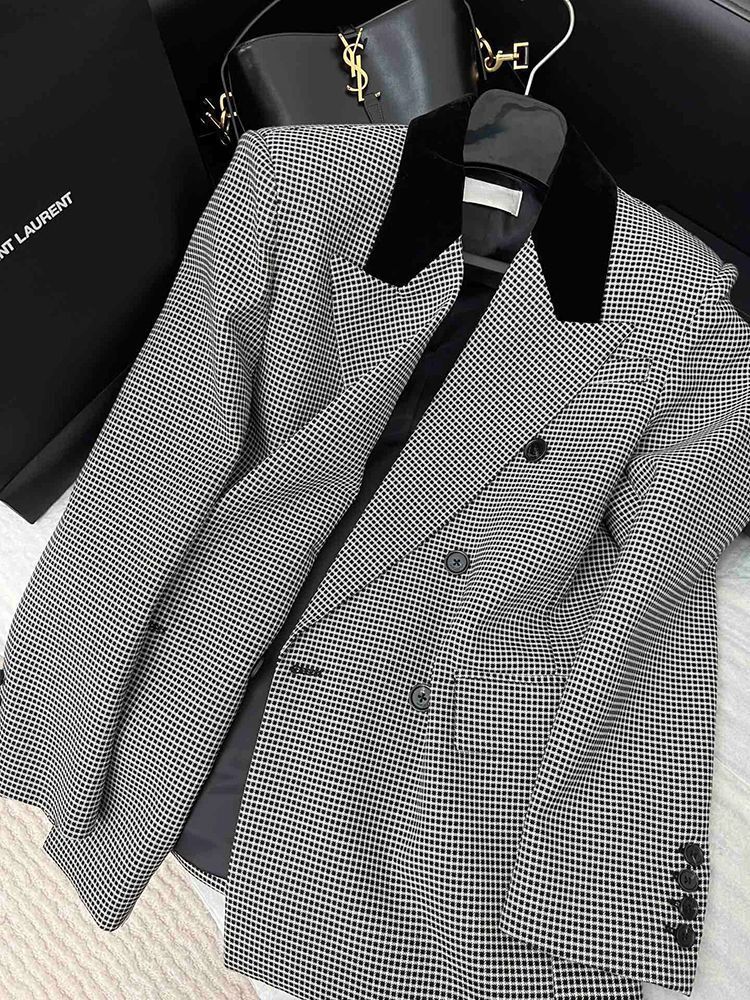 Street Fashion England - Elegante Street Style Blazer Lente Herfst