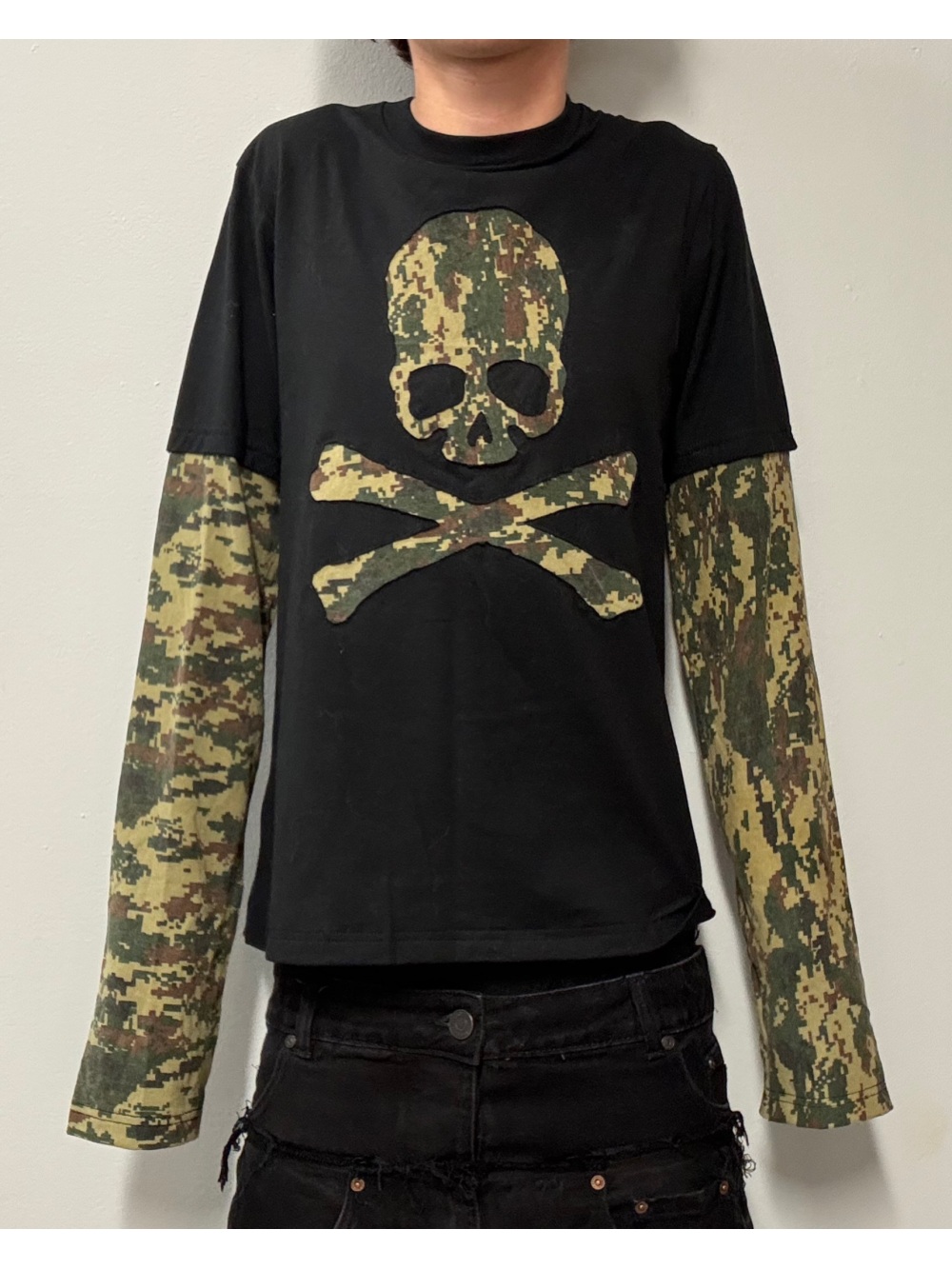 Street Fashion For 2026 - 2026 nieuwe Amerikaanse retro camouflage skeleton