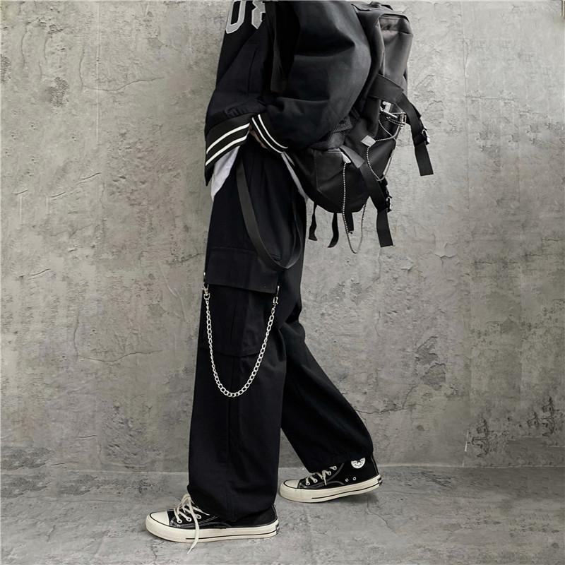 Cargo Pant Wide - Koreaanse stijl High Street cargobroek hiphop
