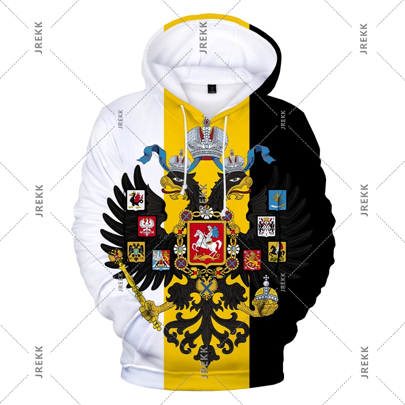 Street Fashion Russia - Rusland Hoodie Herenkleding Vlag en nationaal