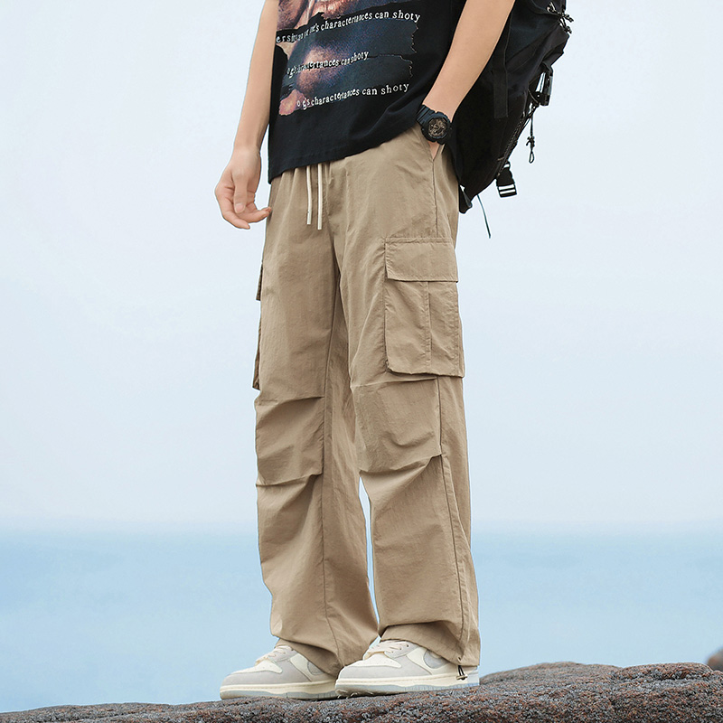 Cargo Pant Wide - Losse cargobroek voor heren Koreaanse mode