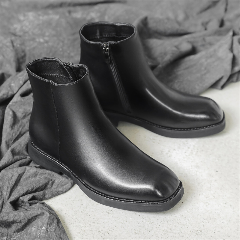 Street Fashion England - Engelse stijl herenmode chelsea boots zwarte