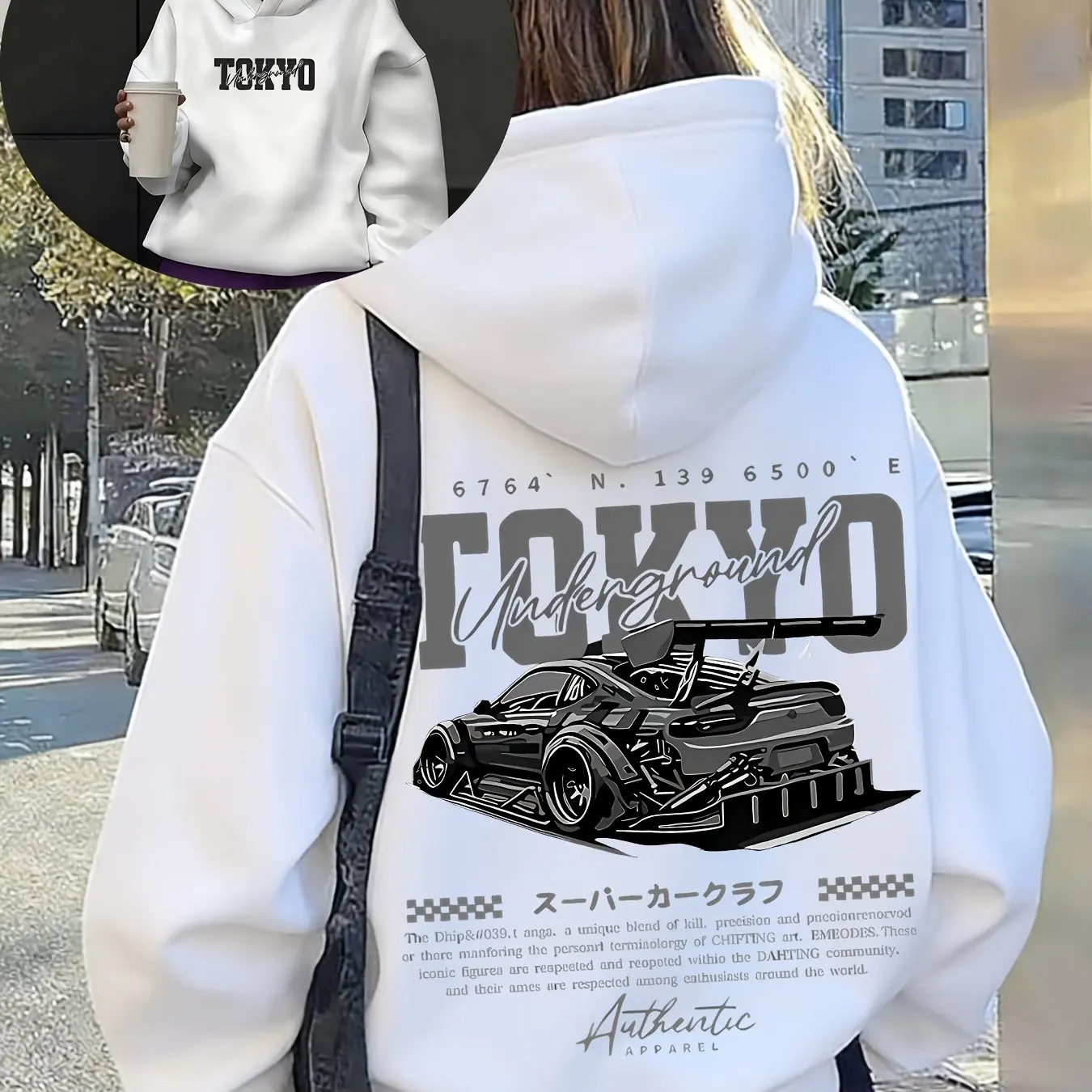 Street Fashion Tokyo - Japanse streetwear hoodie heren Tokyo JDM