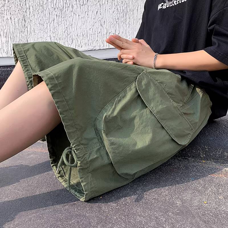Cargo Pant Wide - Man Casual Cropped Broek 2026 Zomer