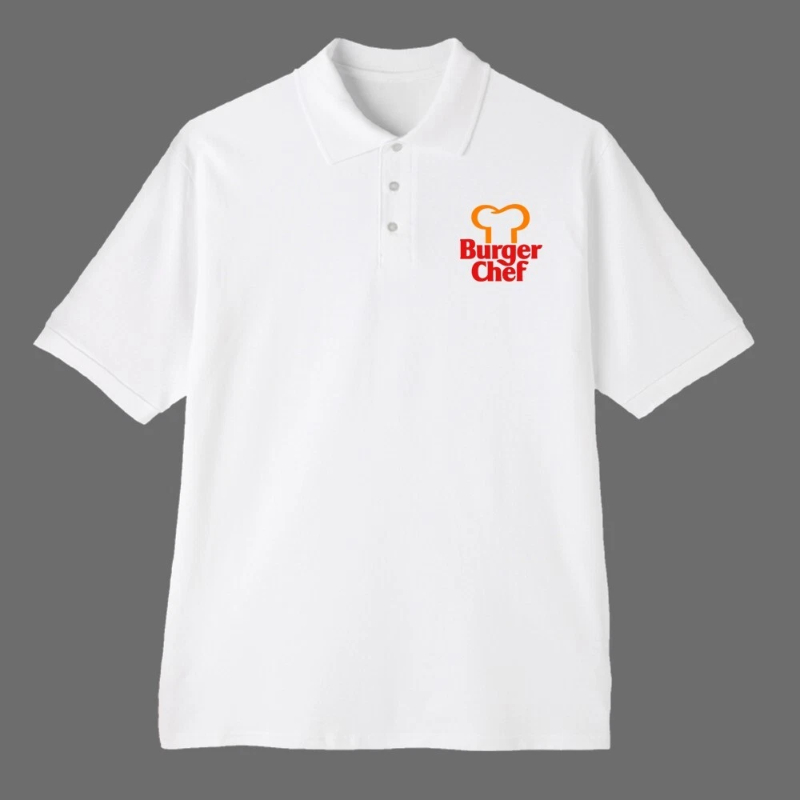 Street Fashion England - Burger Chef White S tot 4XL