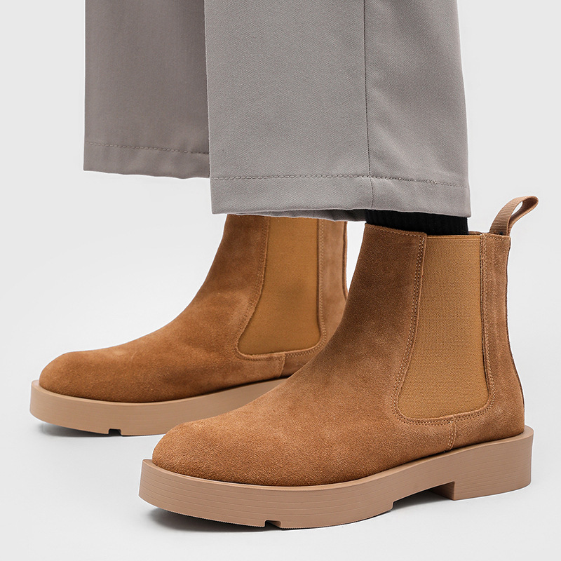 Street Fashion England - Engelse stijl herenmode hoge chelsea boots