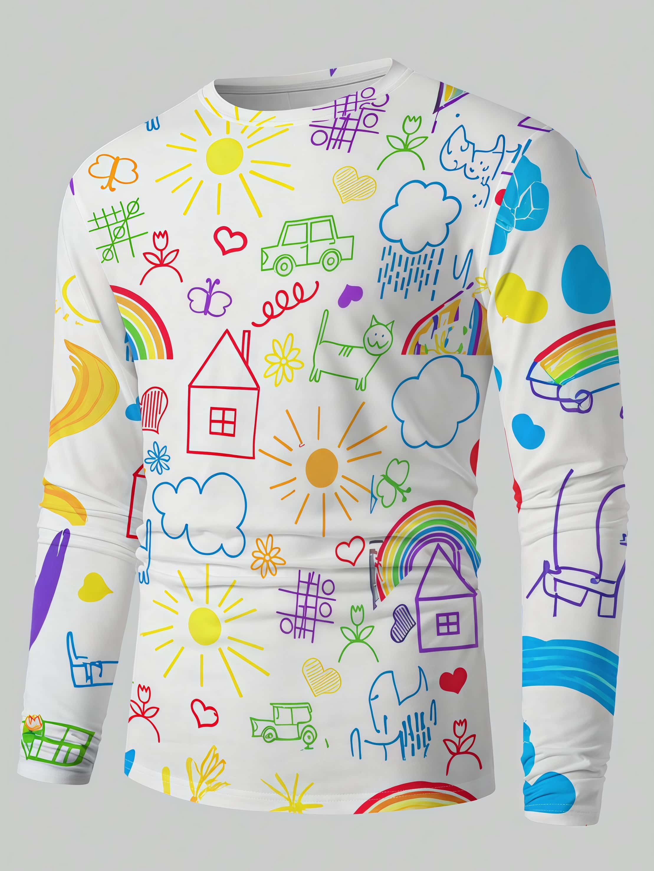 Street Fashion For 2026 - 2026 Nieuwe Dopamine Kleur Graffiti 3D