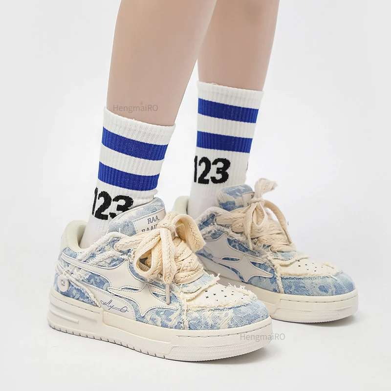 Vrouwen Sneakers Man Retro Ste - Street Fashion Couple recensie en prijs
