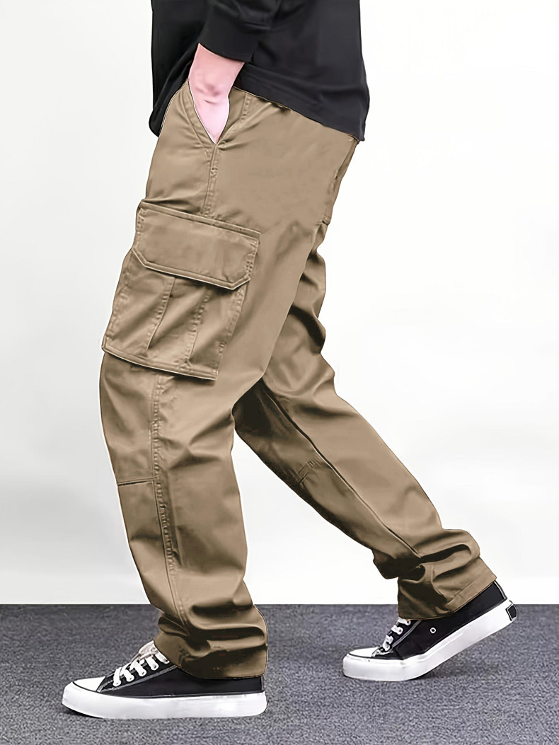 Heren zwarte multi-pocket carg - Cargo Pant Wide recensie en prijs