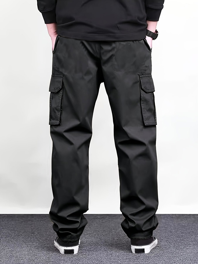 Heren zwarte multi-pocket carg - Cargo Pant Wide recensie en prijs