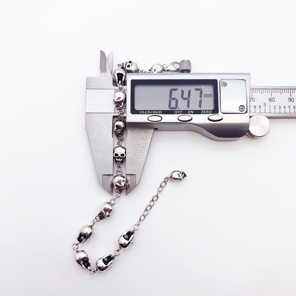 Schedels Link Chain Armbanden  - Street Fashion Europe recensie en prijs