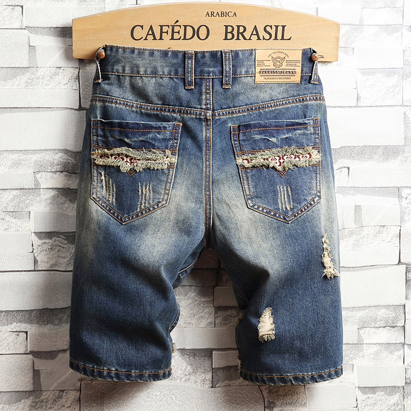 Gescheurde hiphop-denimshorts  - Street Fashion Jeans recensie en prijs