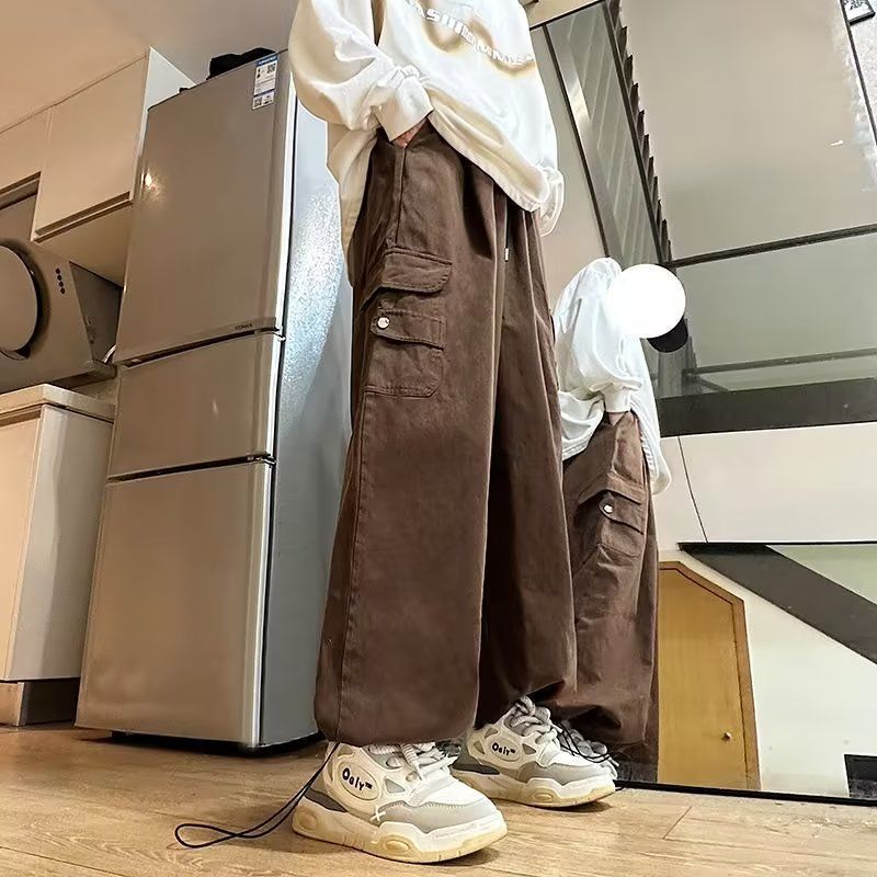 Nieuwe lente zomer heren retro - Cargo Pant Wide recensie en prijs
