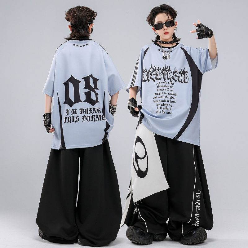 Hiphop K-pop rode T-shirt wijd - Street Fashion Boy recensie en prijs
