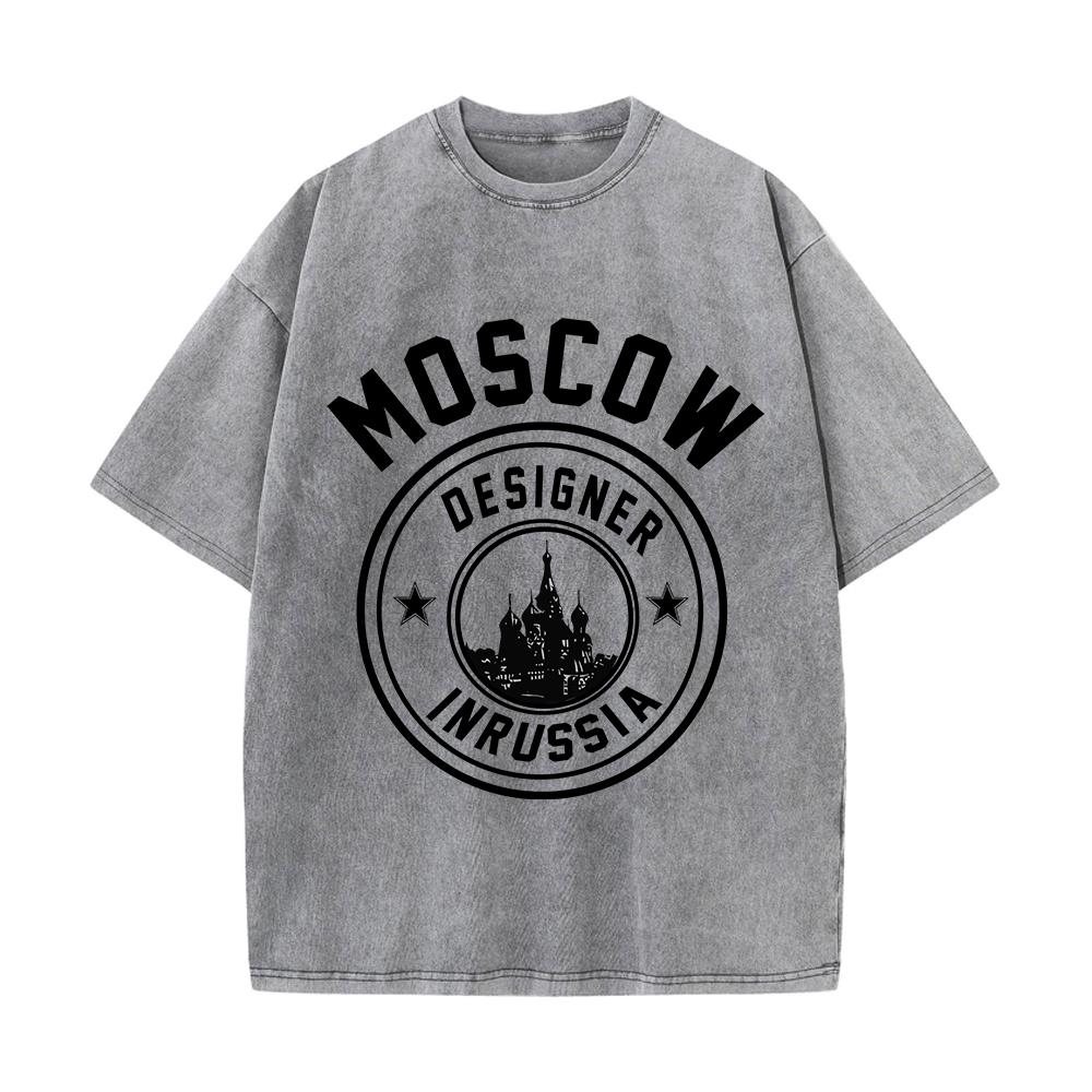 Vrouw Katoen Gewassen T-Shirts - Street Fashion Russia recensie en prijs