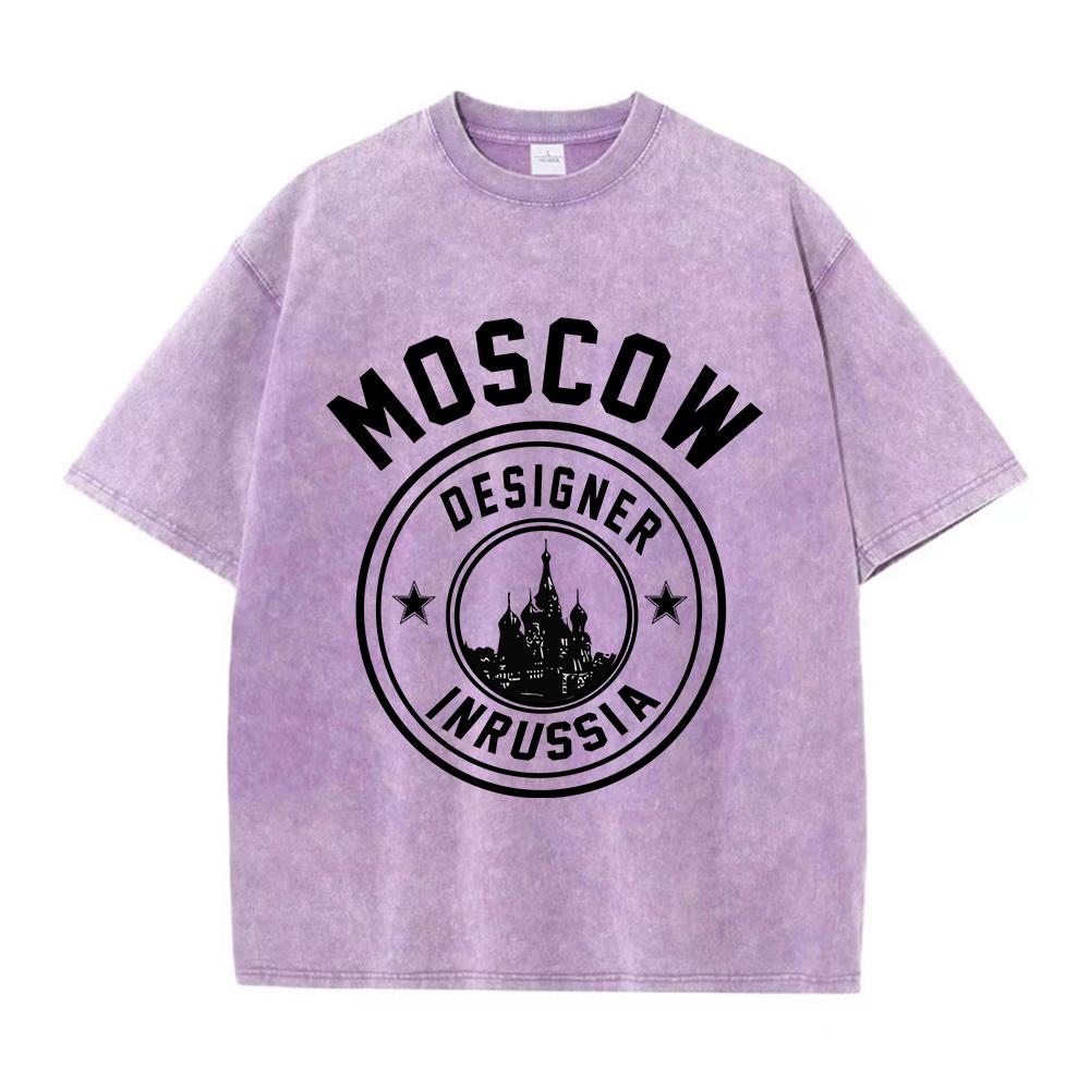 Vrouw Katoen Gewassen T-Shirts - Street Fashion Russia recensie en prijs