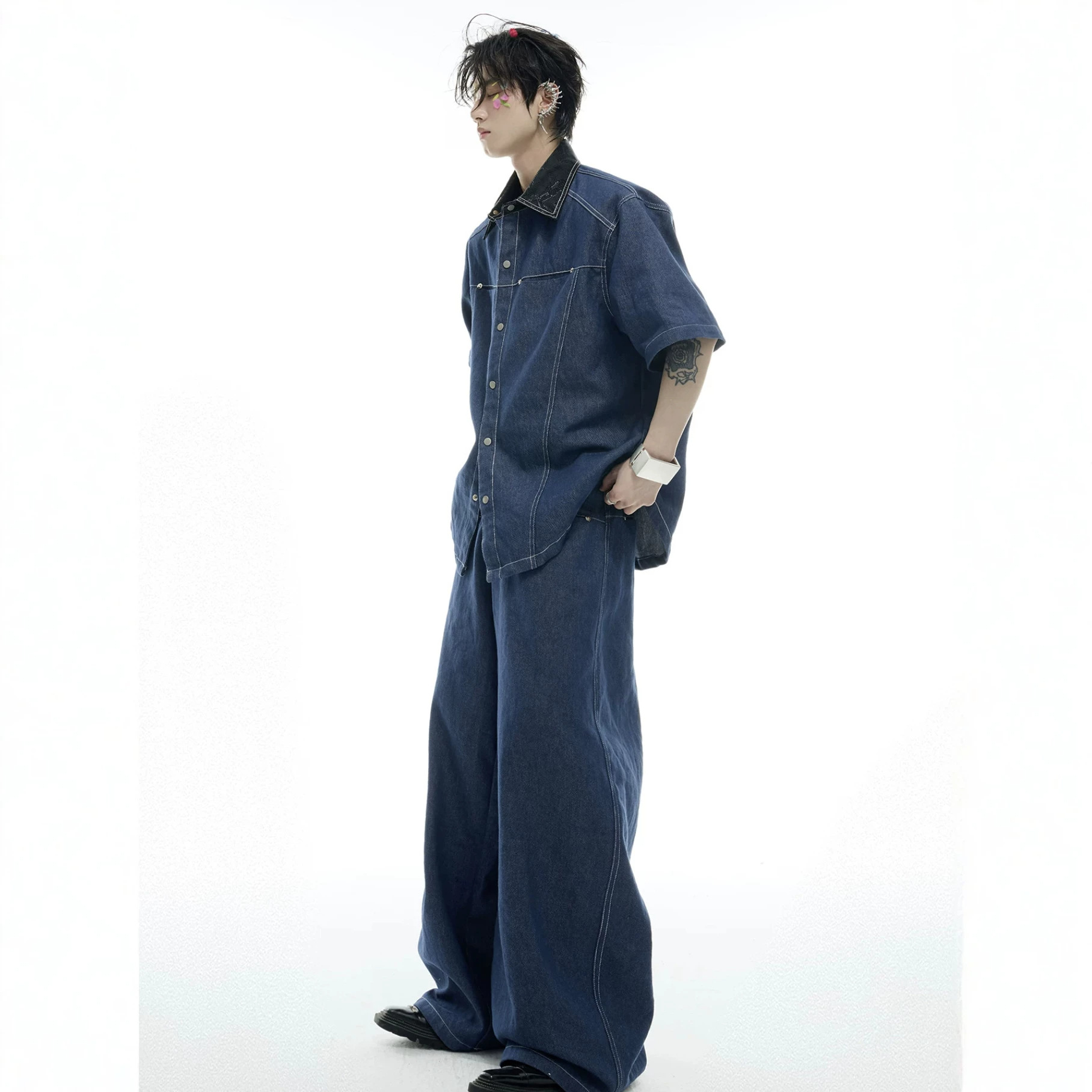 Zomer heren denim set, Amerika - Street Fashion Jeans recensie en prijs