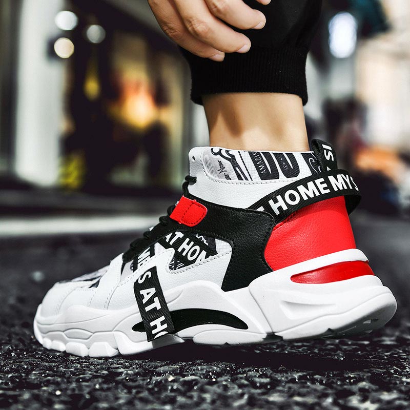 Grote Maat Hoge Top Chunky Man - Street Fashion Online Shopping recensie en prijs