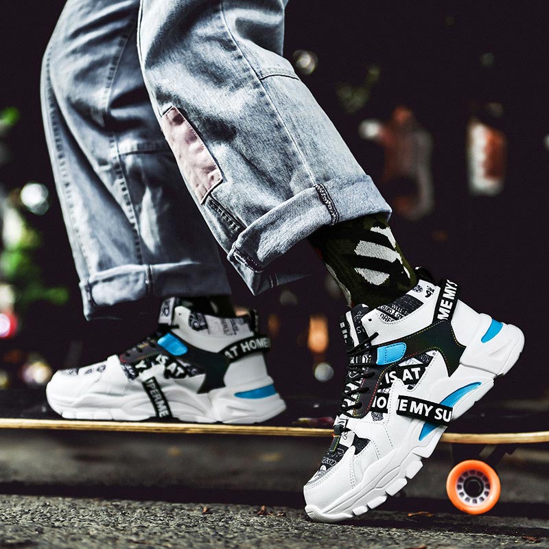 Grote Maat Hoge Top Chunky Man - Street Fashion Online Shopping recensie en prijs