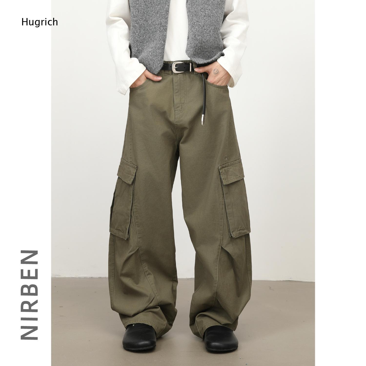 Heren legergroene wijde cargo  - Cargo Pant Wide recensie en prijs