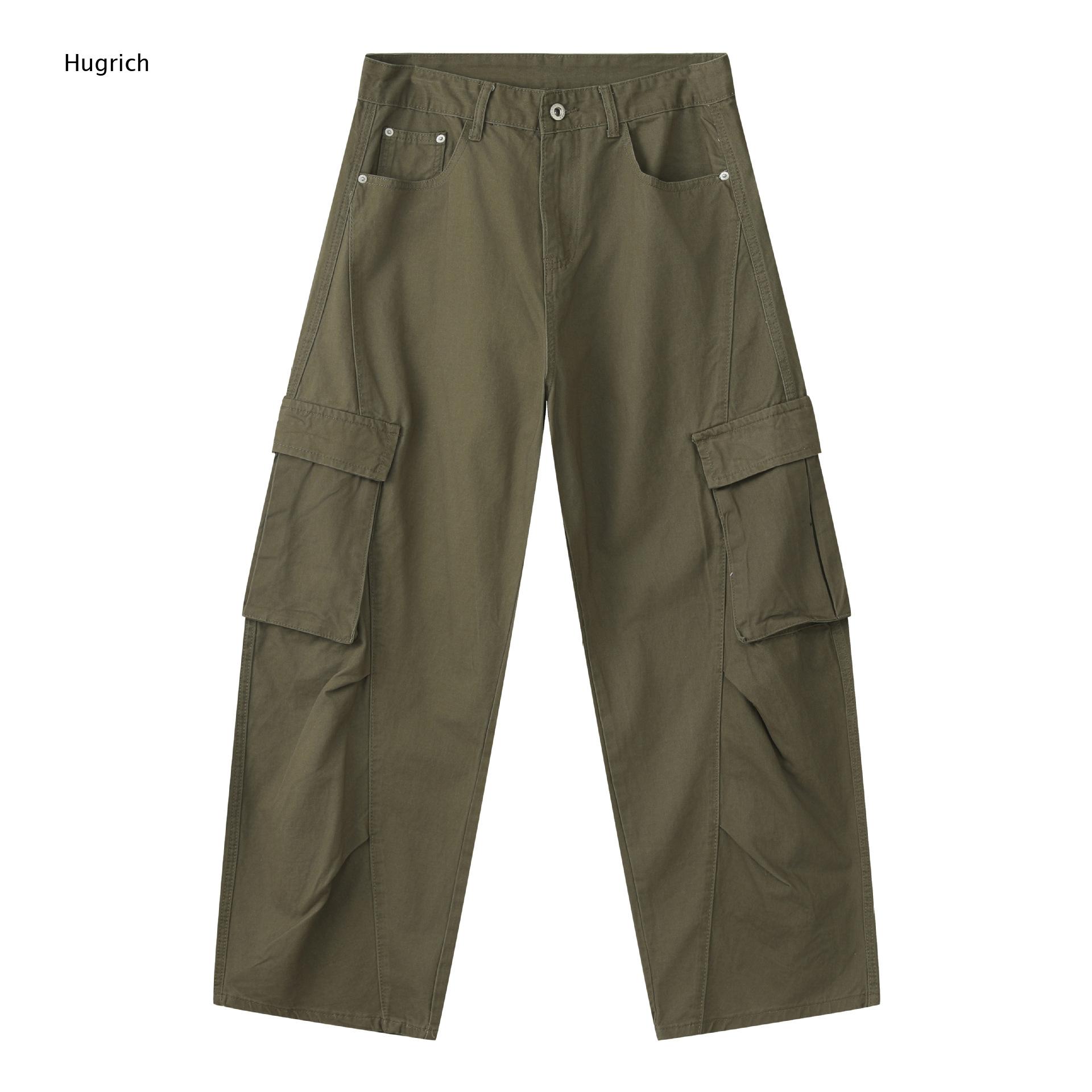Heren legergroene wijde cargo  - Cargo Pant Wide recensie en prijs