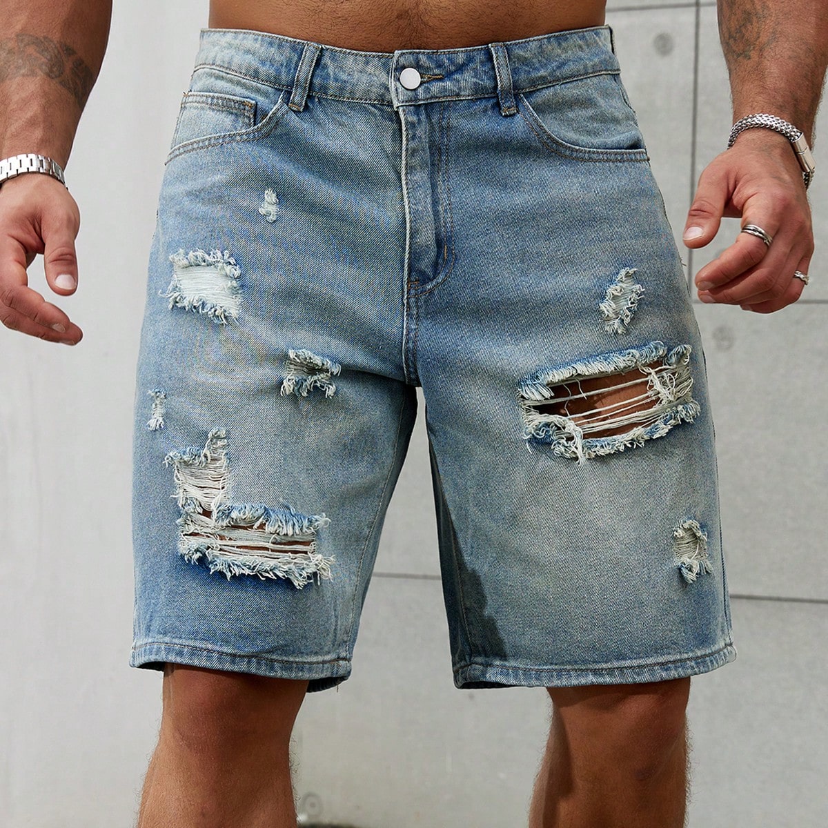 Nieuwe Mode Heren Gescheurde K - Street Fashion Jeans recensie en prijs