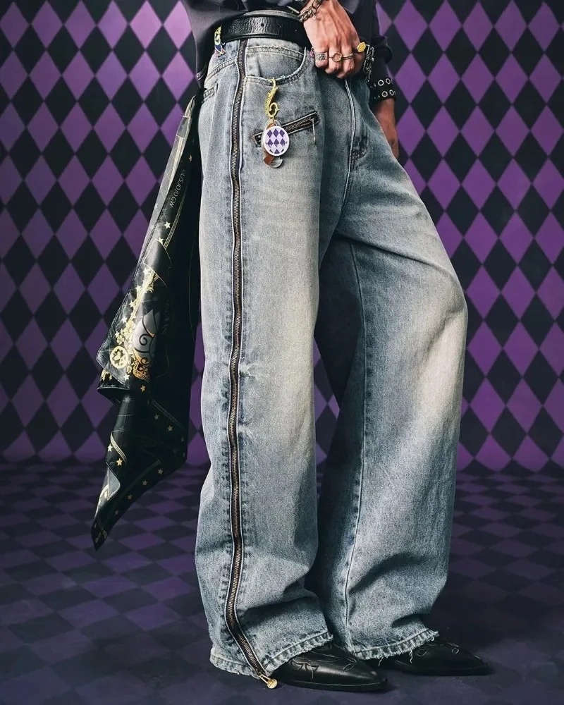 Y2K Streetwear Mannen Hip Hop  - Street Fashion Jeans recensie en prijs