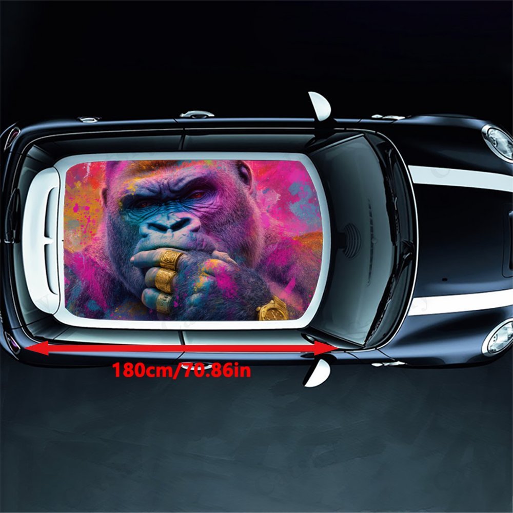 Modieuze Street Art Chimp Myst - Street Fashion Pose recensie en prijs