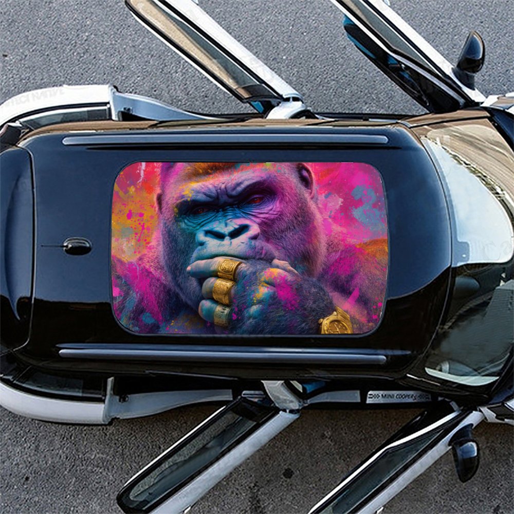 Modieuze Street Art Chimp Myst - Street Fashion Pose recensie en prijs