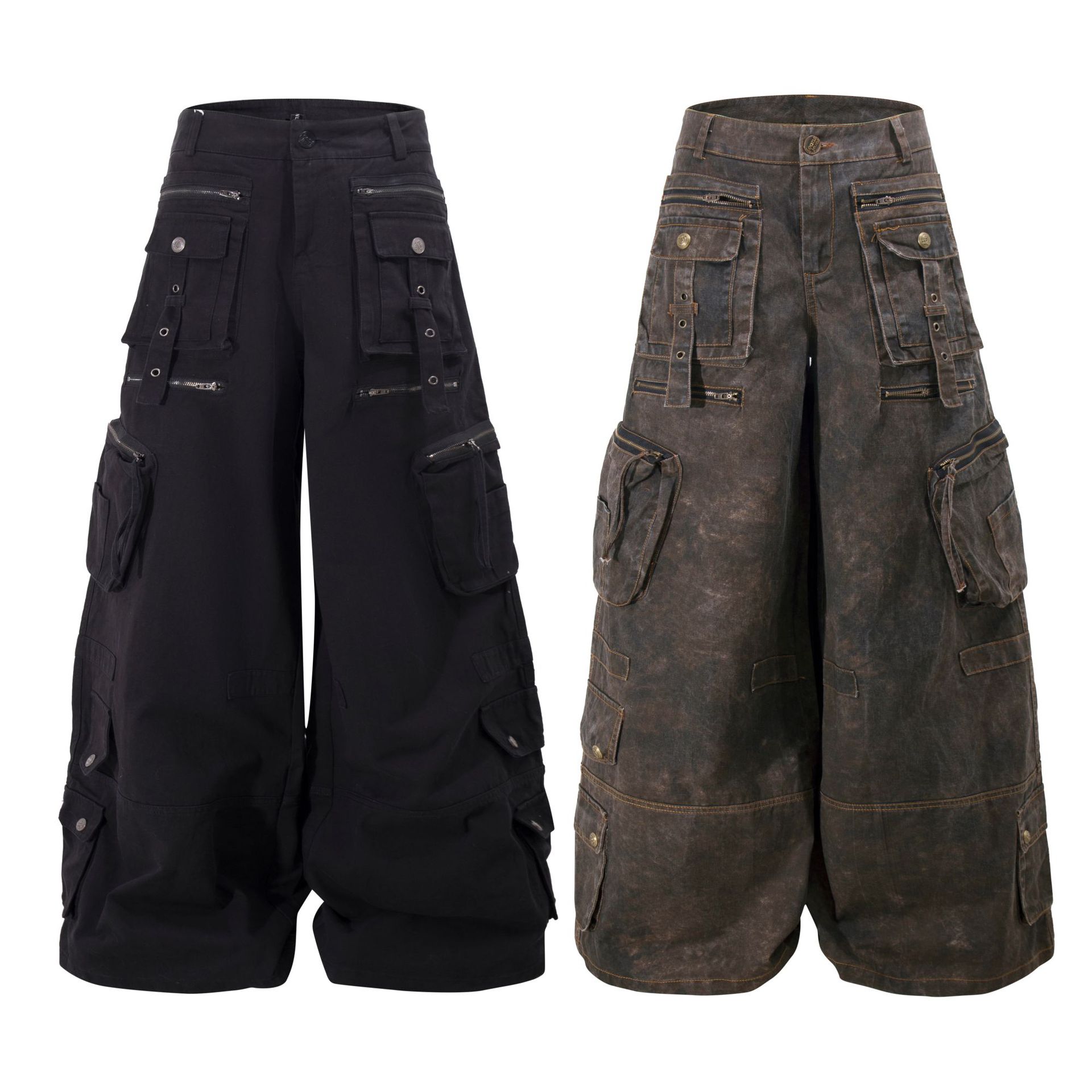 Grunge Techwear Cargobroek met - Cargo Pant Wide recensie en prijs