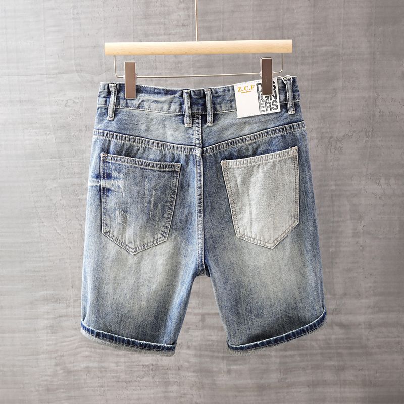 Korte jeansbroek voor heren me - Street Fashion Jeans recensie en prijs