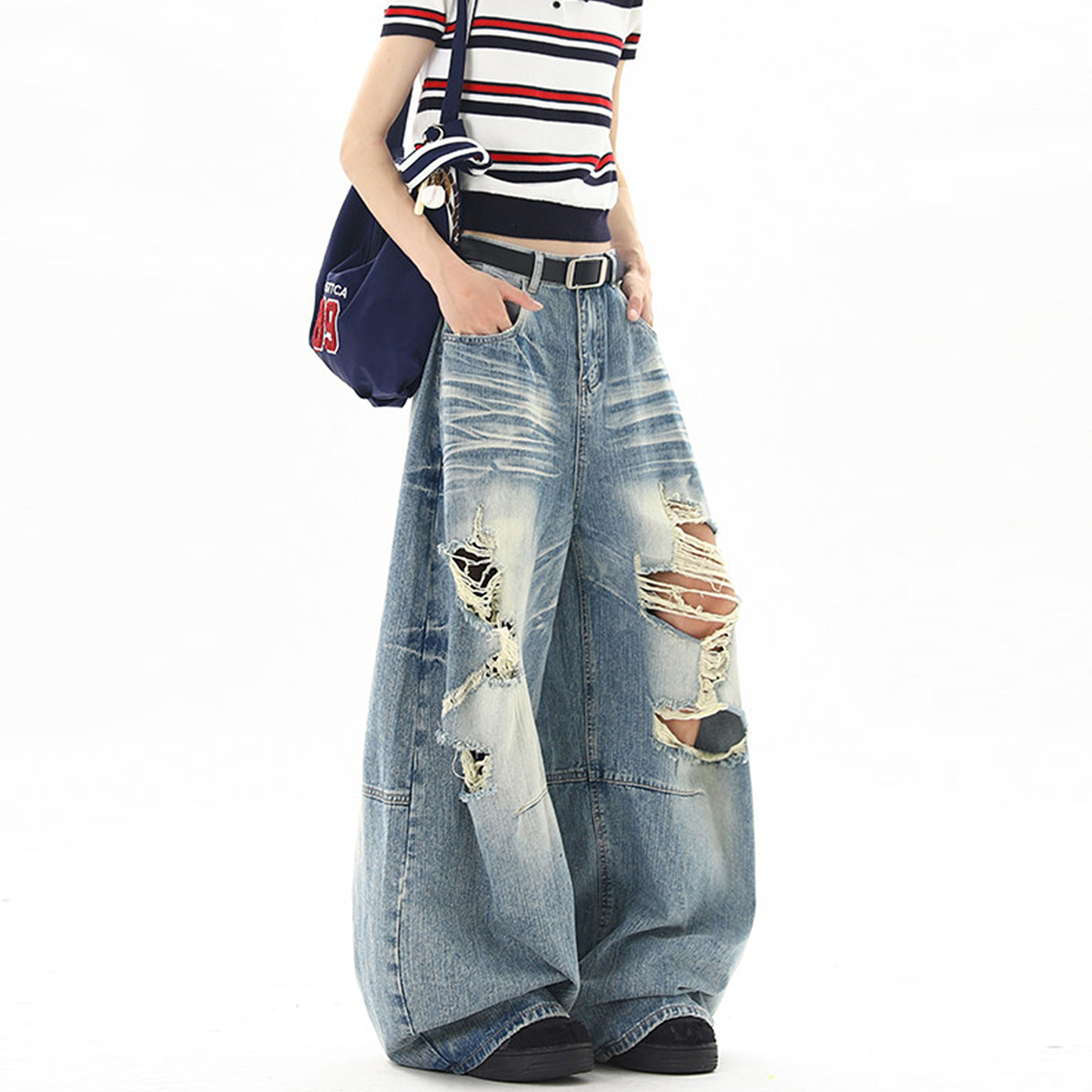 Amerikaanse Streetstyle Zomer  - Street Fashion Jeans recensie en prijs