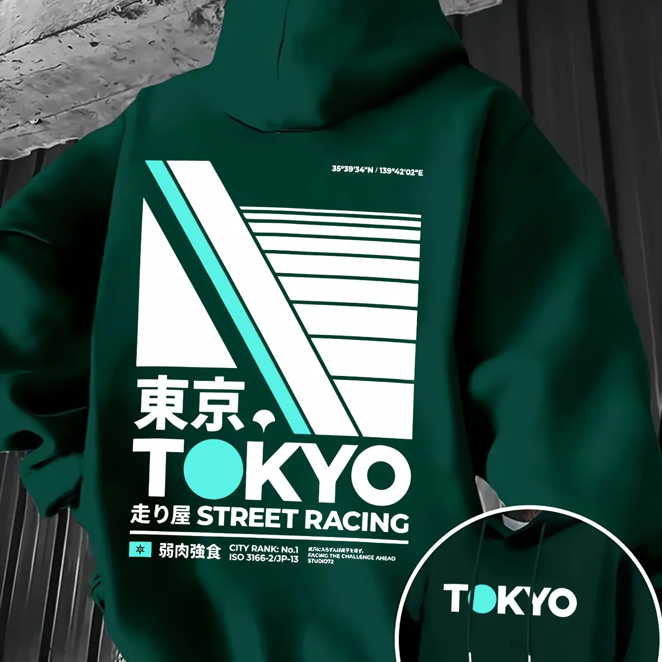 Retro JDM Tokyo Racing Double  - Street Fashion Tokyo recensie en prijs