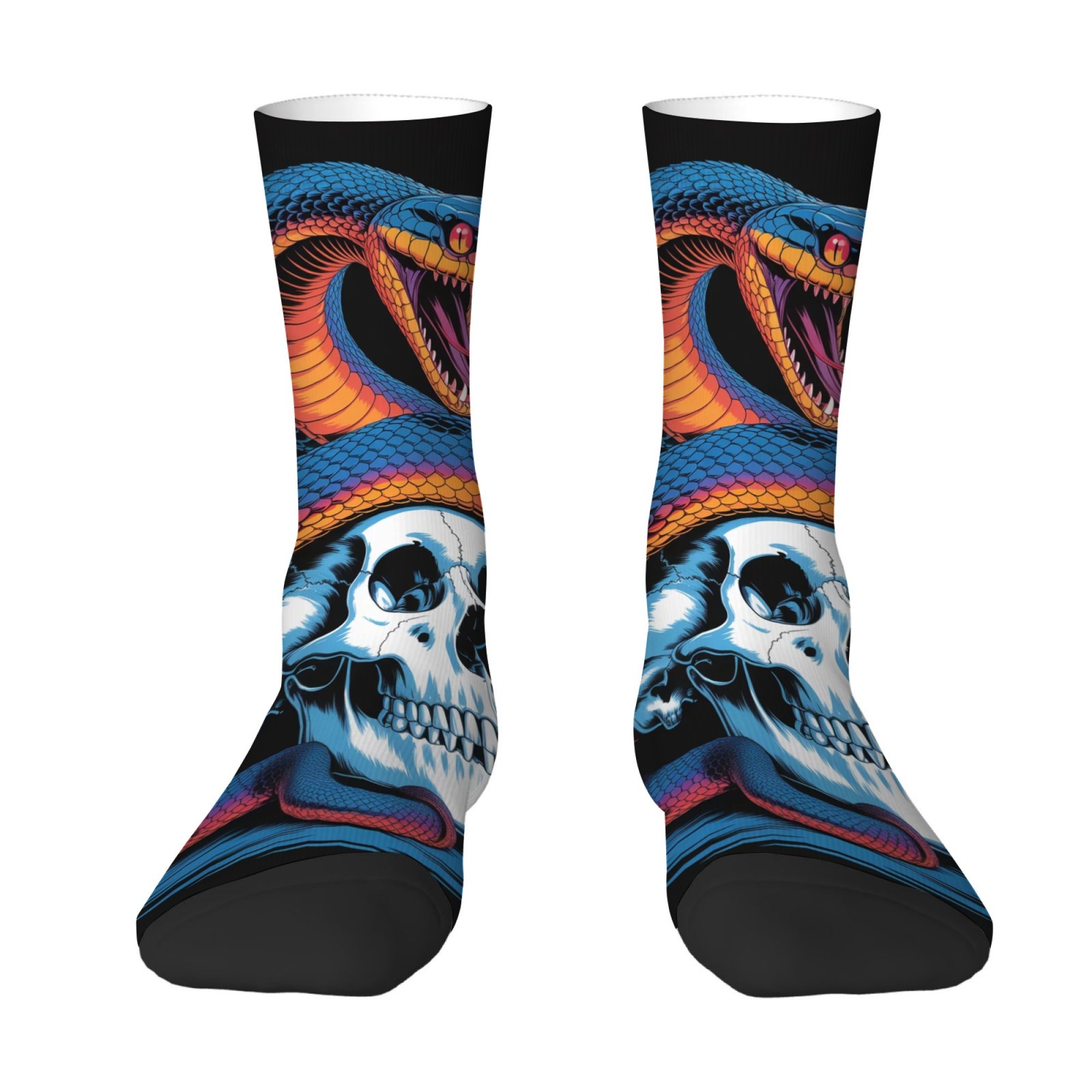 Skull Cobra Retro Comic Sokken - Street Fashion Style Youtube recensie en prijs