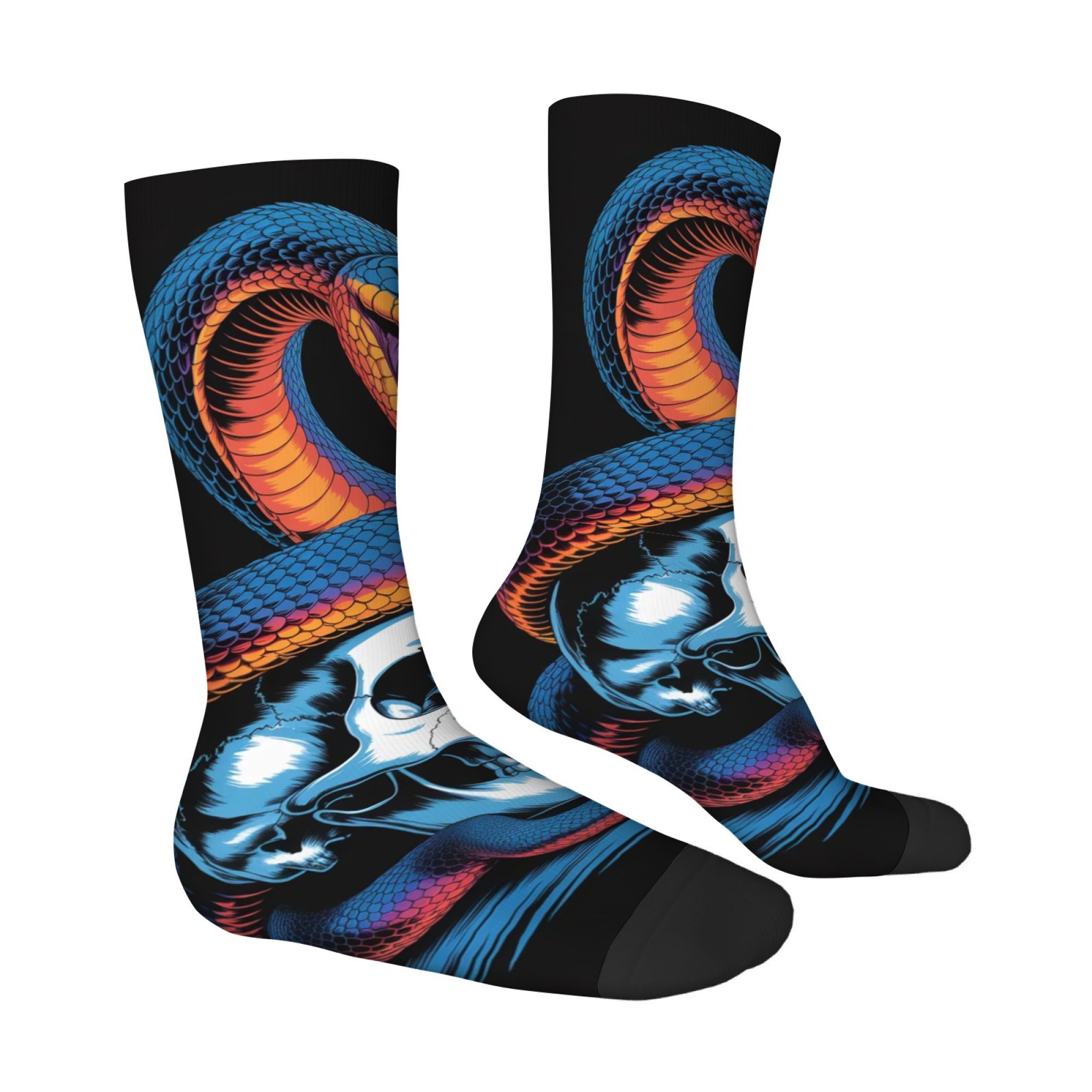Skull Cobra Retro Comic Sokken - Street Fashion Style Youtube recensie en prijs