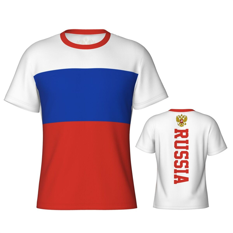 Russische Vlag 3D Print T-shir - Street Fashion Russia recensie en prijs